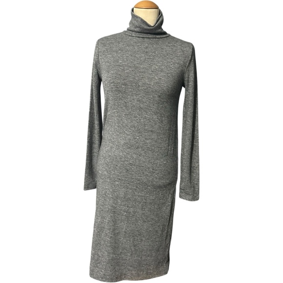 J. Crew Factory Dresses & Skirts - J.Crew Factory Turtleneck Dress NWT Heather Gray XXS